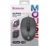 Defender Mysz, myszka  przewodowa optyczna Alpha MB-507 1000DPI 3P Czarna